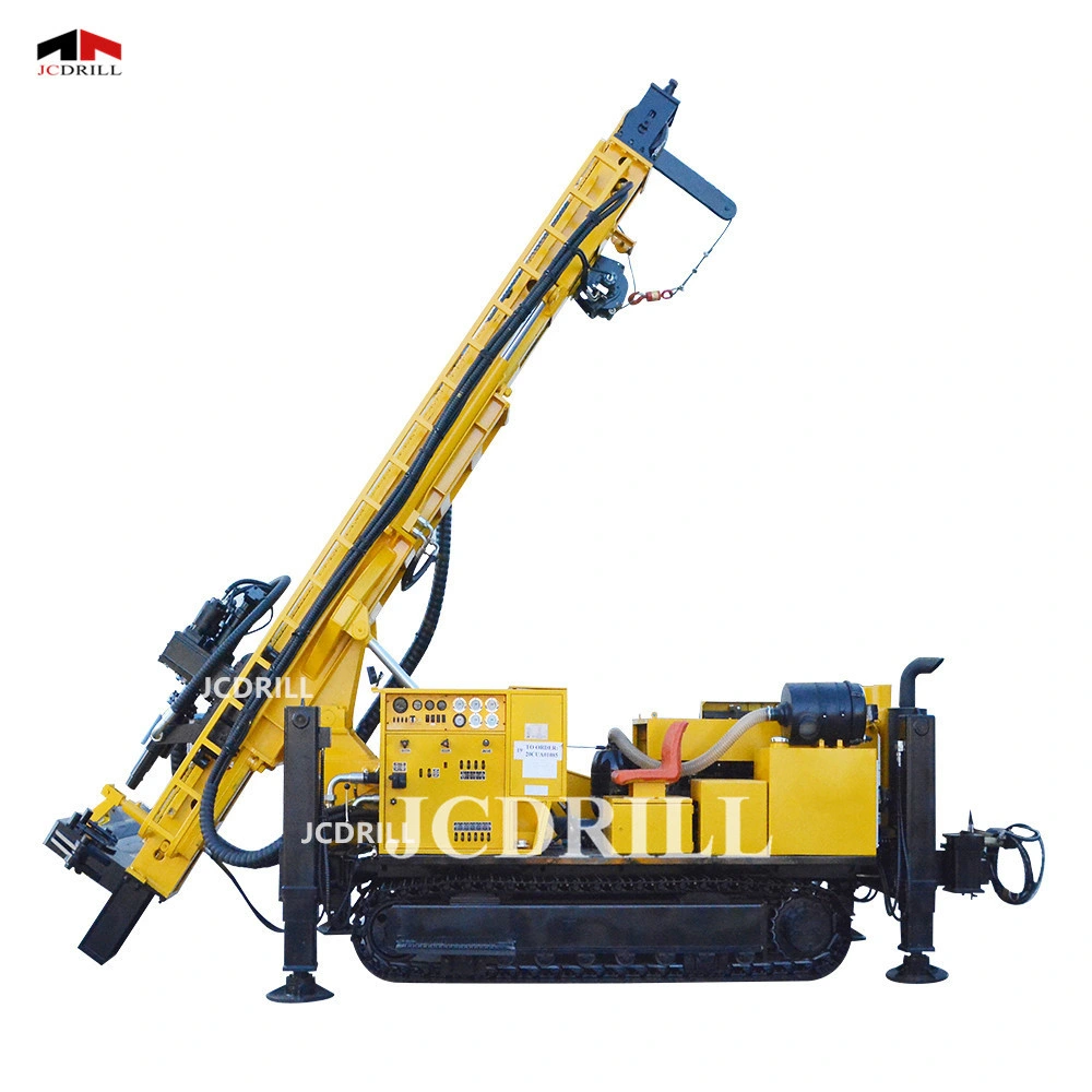 Crawler Rotary Hydraulic Reverse Circulation RC DTH Rock Drilling Rig Equipment for Soil Sampling, Mining and Water Well Borehole Drilling