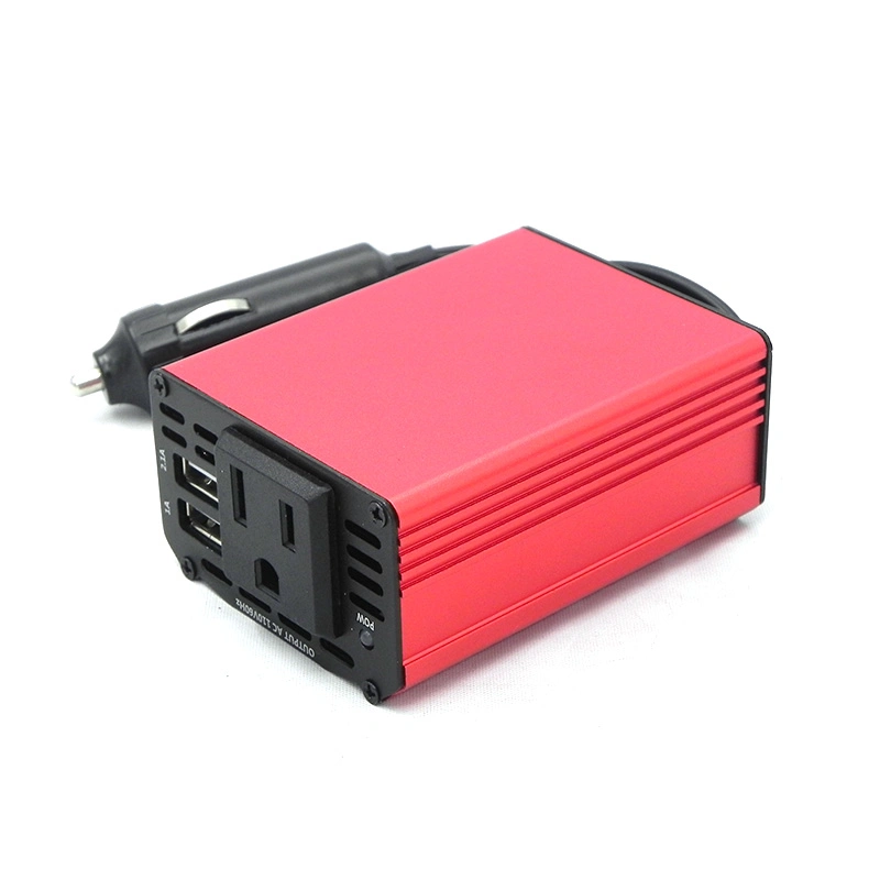 Mini portátil CC de 12 V a 110 V CA de 150 W de potência para automóvel Carregador do inversor