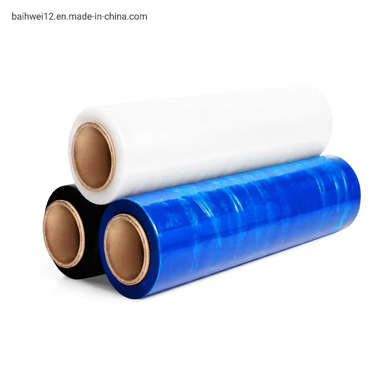 Blue Competitive Price Wrapping Stretch Film for Factory Product Packaging