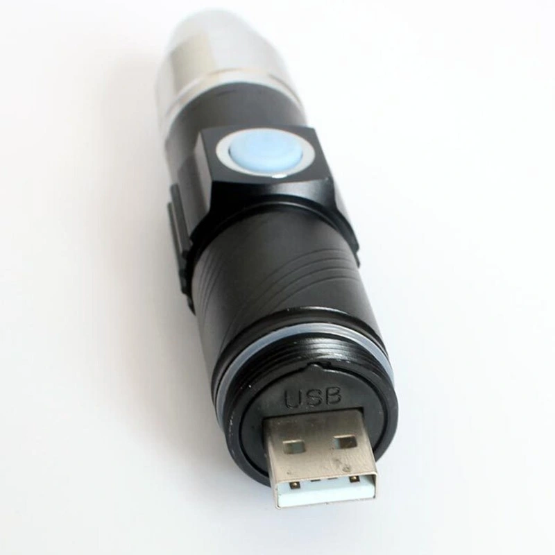 Recargable Mini USB luz negra las lentes de zoom a 365 Nm Linterna UV