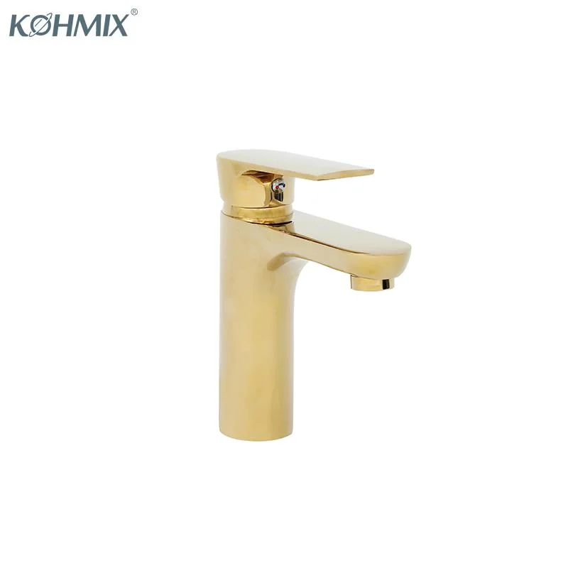 Gold Bathroom Faucet Single Hole Full Testing Bath Mixers