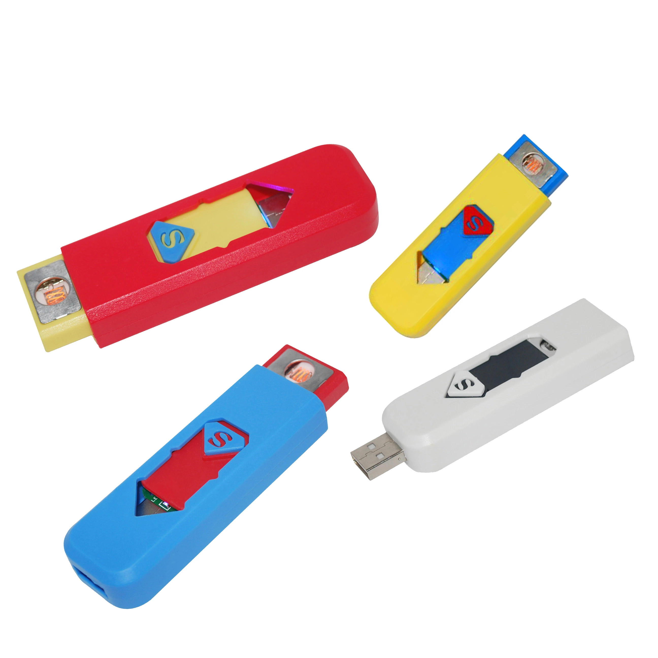 Don creativo USB sin Flama encendedor de cigarrillos