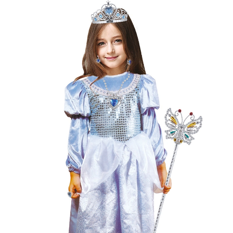 Filles habiller Trunk Fairy bride Pop Star jeu de rôle Ensemble Cosplay avec accessoires Princess Crown Carnival Princess Costume