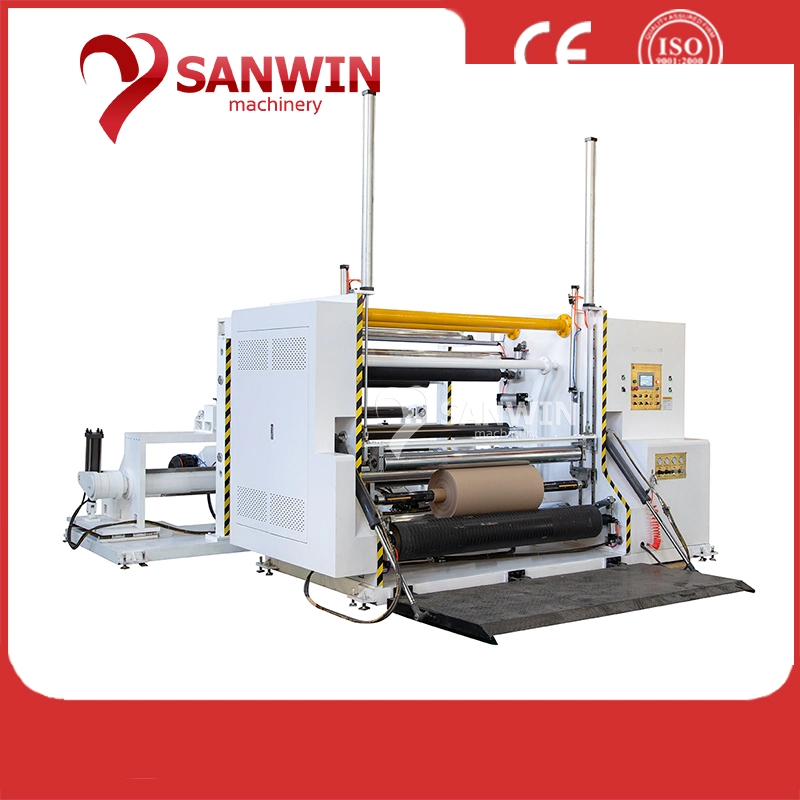 High Speed Automatic Jumbo Roll Self Adhesive Paper Slitting Machine