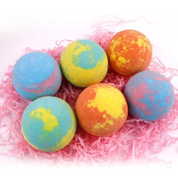 Hot Sale OEM Colorful Fruity Flavor Bath Bombs SPA Bubbles Ball