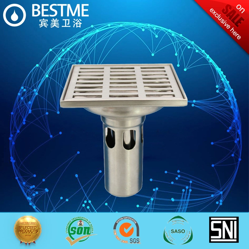 Durable Stable Quality SS304 Floor Drain Bf-K22