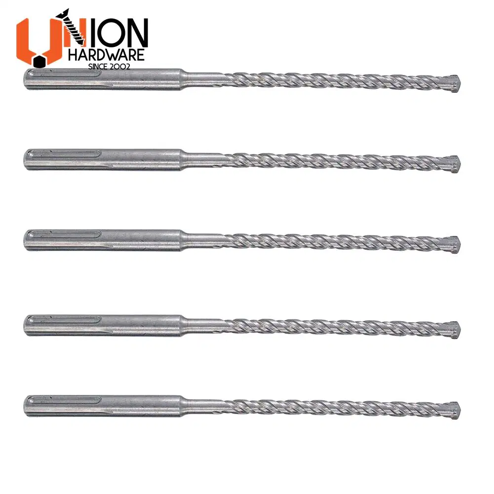 Drill Bit and Chisel Set, SDS Hammer Drill Bits Set, Double Flutes
