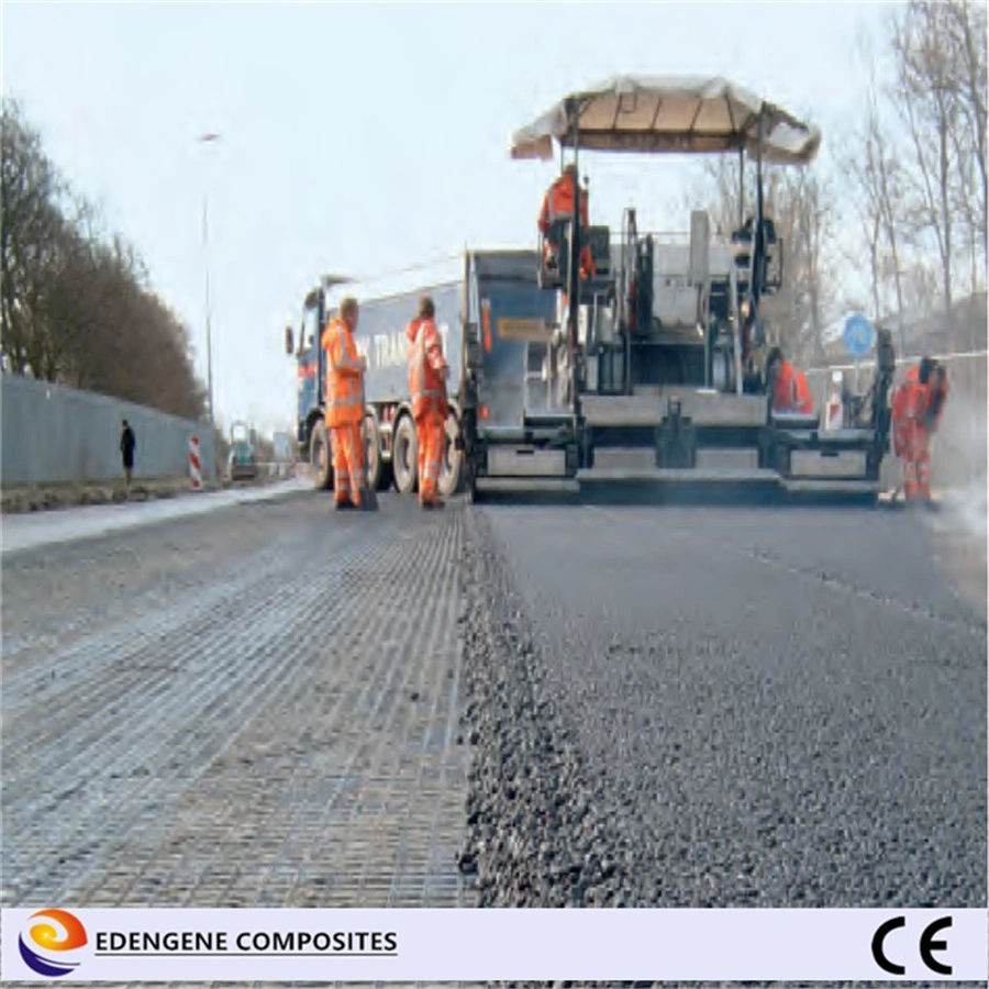 Polyester (PET) Geocomposite Coated Bitumen for Asphalt Road