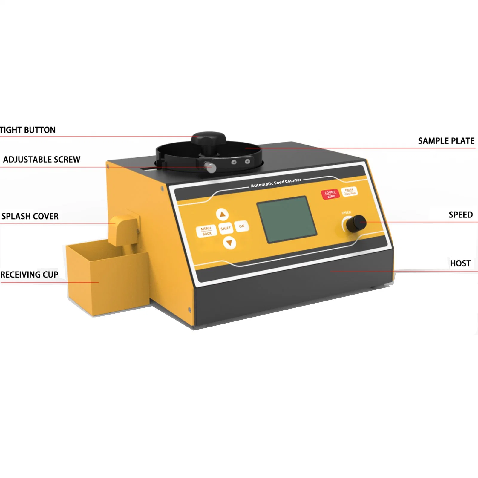 Microcomputador Sementes automático Instrumento do contador