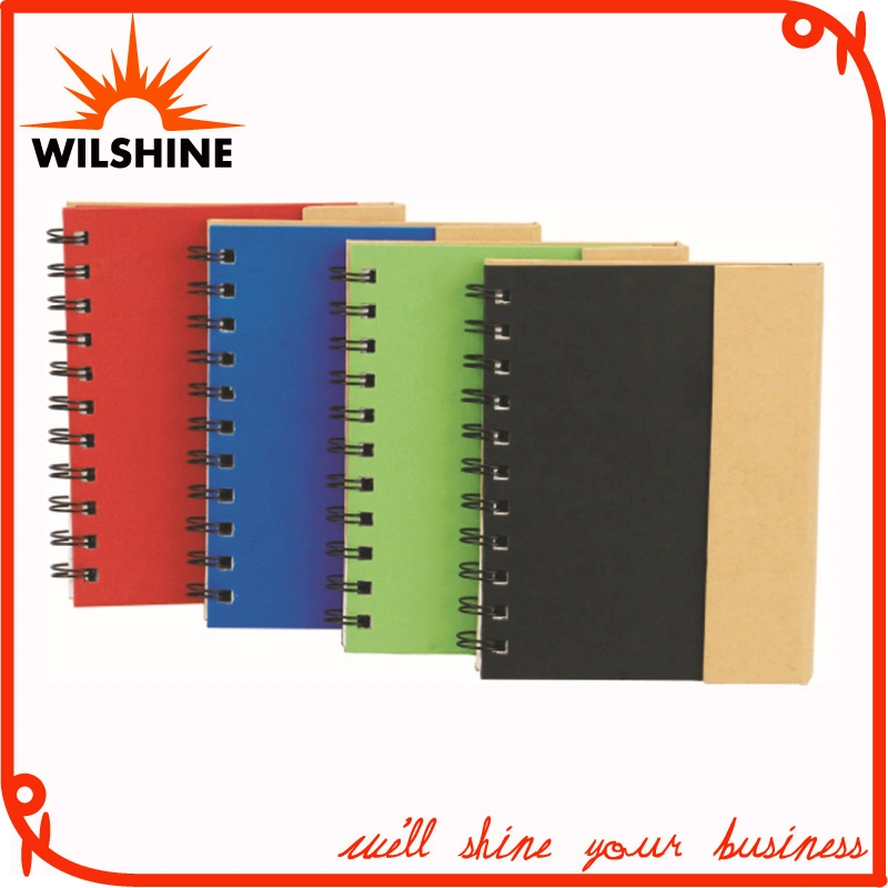 Hardcover Spiral Notebook with Paper Pen for Promotion (SNB137)