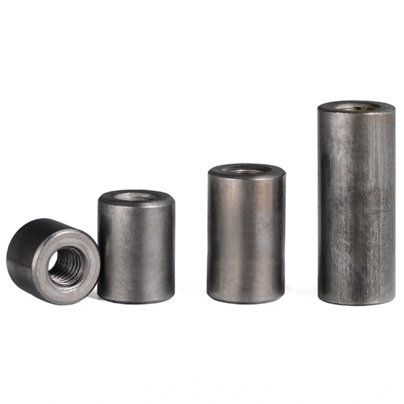 Factory Customize Zinc Nuts Hardware Fasteners Round Coupling Nut