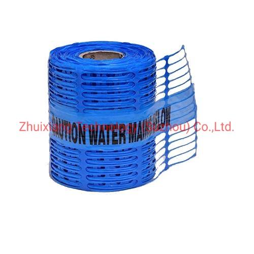 20cm X 100m Underground Detectable Water Line Below Warning Mesh Blue