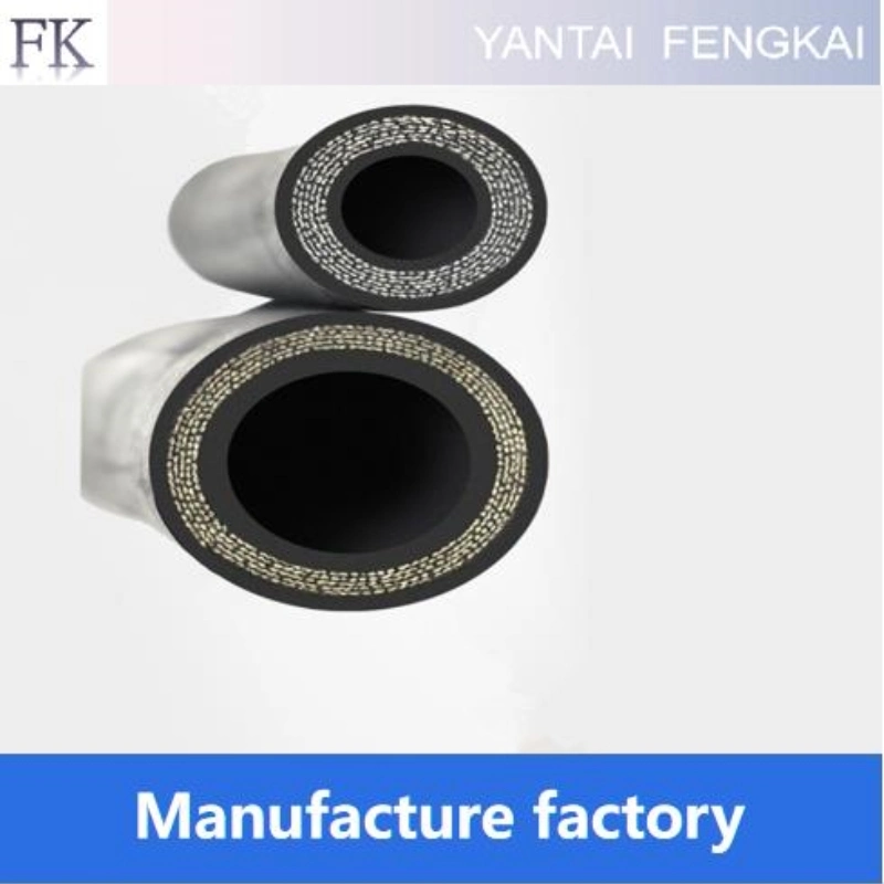 Black Transparent Soft Silicone Rubber Tube Pressure Steam Hose Strength High Temperature Resistant Silicone-Coated Fire Sleeve