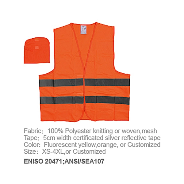 Eniso 20471, ANSI/Sea107 Warning Roadway Safety Reflective Vest