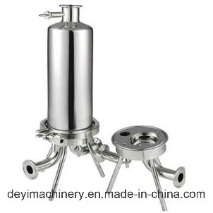 Stainless Steel Ss Sanitary Single Multi Membrane Cartridge Bag Air Steam Lenticular Duplex Filter Housing