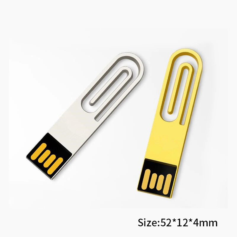 Metal Hollow Portable Paper Clip USB Flash Drive/USB Pen Drive/USB Pen Memory/USB Pen Disk