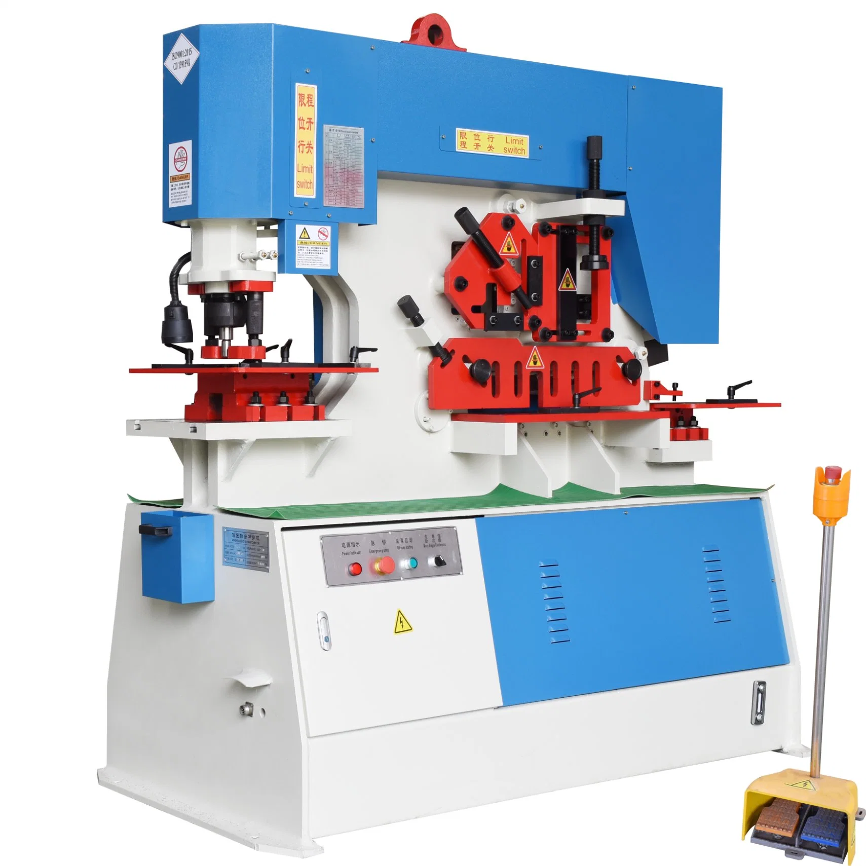 Q35y Series Punch Shear and Notch Metal Sheet Hydraulic Ironworker