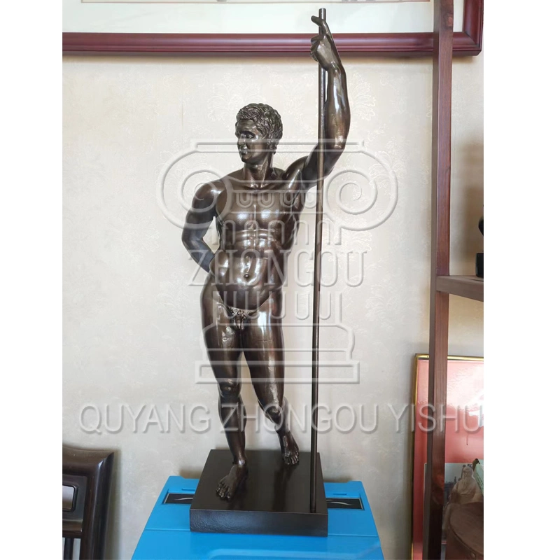 Basic Customization Bronze Casting Musician Statue Garden Decoration Sculpture