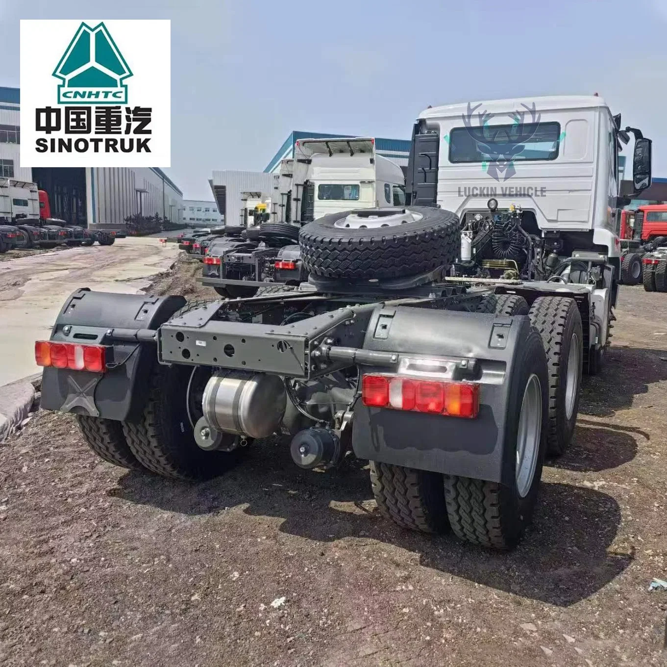 Sinotruk 6X4 Motor Diesel de 420 CV HOWO Tractor usado tráiler de la cabeza de la carretilla elevadora