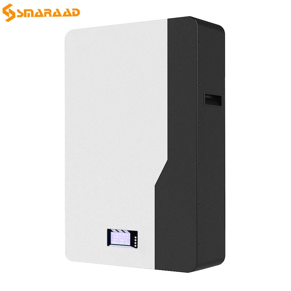 Smaraad Powerwall 200Ah 51,2V USV-Stromversorgung System LiFePO4 Batterie Power Bank-Speicherbatterie