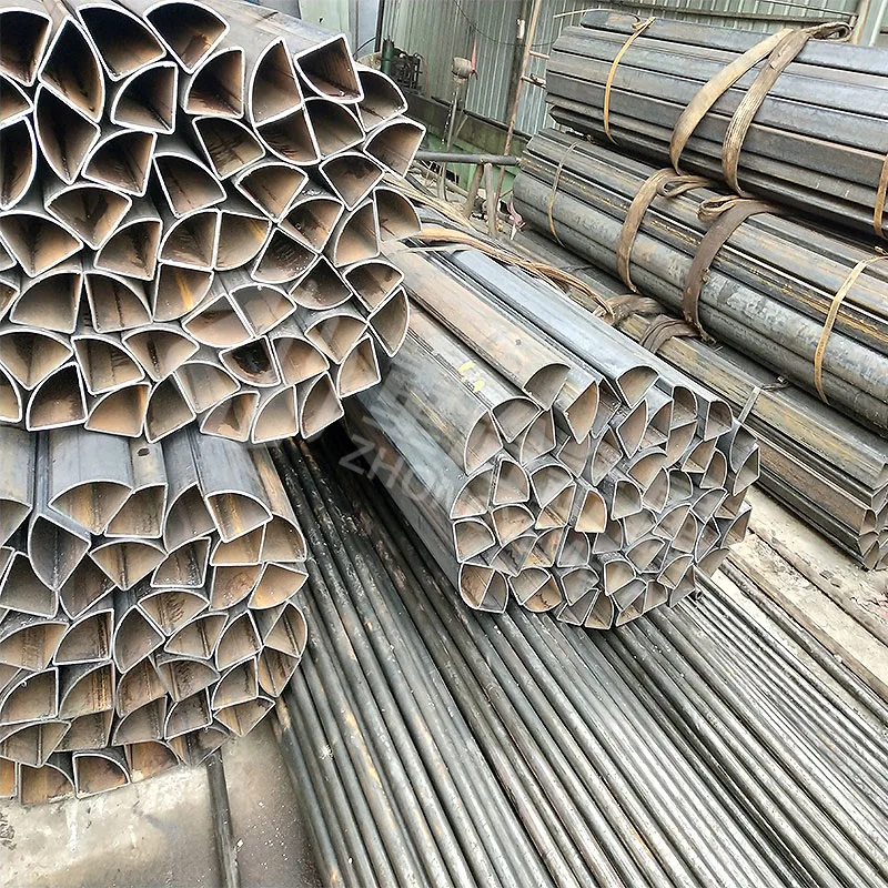 Customization High-Strength 5mm 20#-Q235-16mn-Q460 Accessories-Decorate Cone-Shaped-Circular-Arc-Board Biconvex-Shape Reducing-Tube Welded Special Shaped Pipe