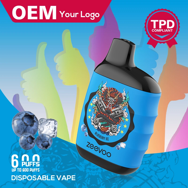 أحدث نسخة أصلية من 600 800 أطواق LED مربع باب vape من الصين