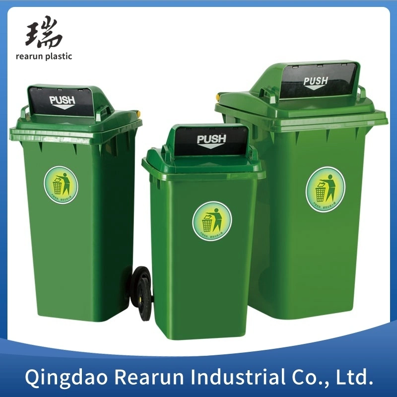 Wholesale/Supplier 60L Plastic Public Rubbish Garbage Storage Can Trash Bin for USA