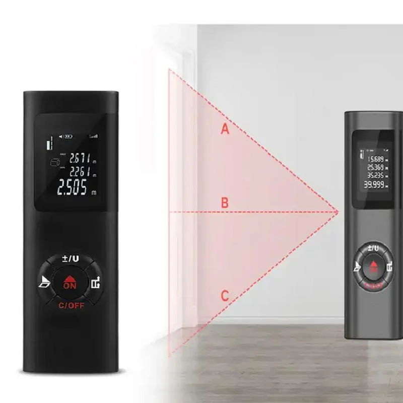 Medidor de distância a laser resistente Master de 30 m tipo C carregamento de 2 mm Precisão (LDM-S3 30)