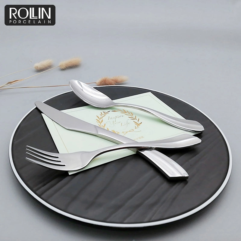 Brilliant Silver 18/10 Stainless Steel Cutlery, Wedding/Restaurant /Fork Spoon /Flatware/Set