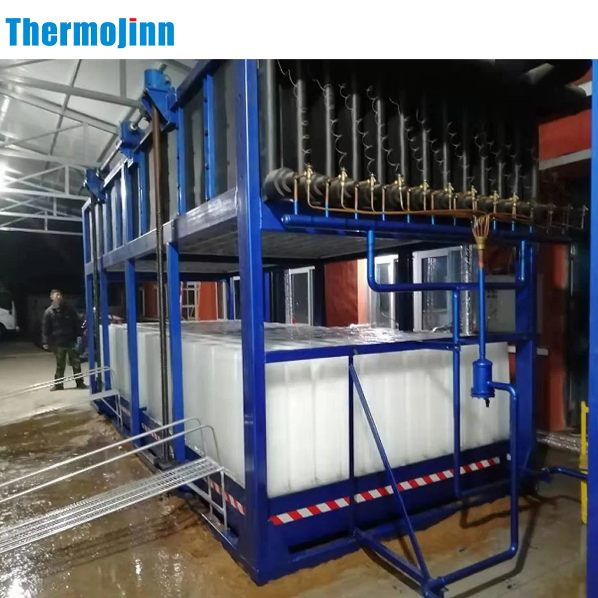 Thermojinn 20tons Industrial Block Ice Maker for Engineering Construction Ice Block Machine