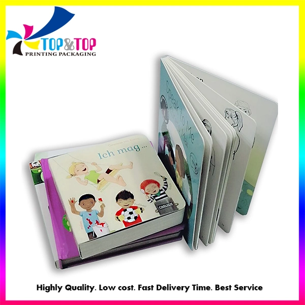 Facotry Prirce Custom High quality/High cost performance  Full Color Hardcover Children Board Book Magazine Printing