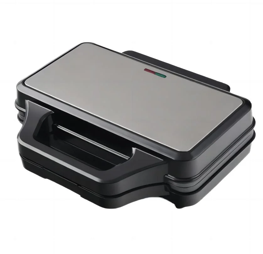 750W 2 Slice Sandwich Maker with Ss Panel for Home