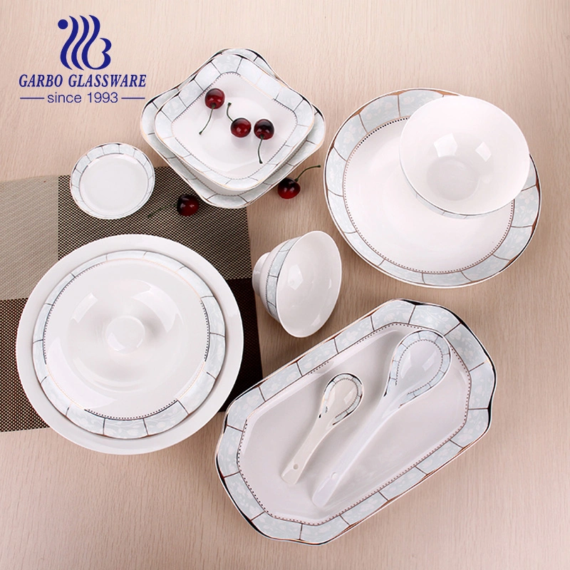 Porcelain Plate Mug Bowl Dinner Set Kitchenware Ceramic tableware