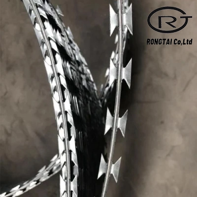 Razor Blade Barbed Wire Galvanized Razor Barbed Wire Mesh