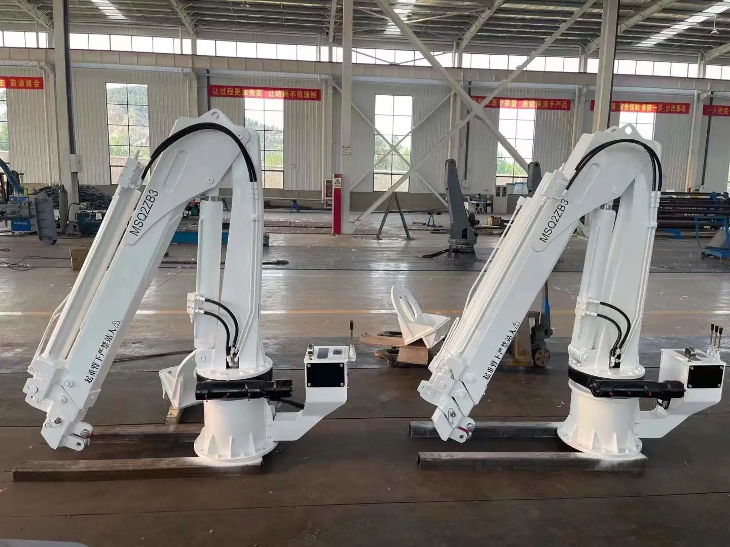 1t Telescopic Marine Hydraulic Crane with ABS Class and Advanced Components