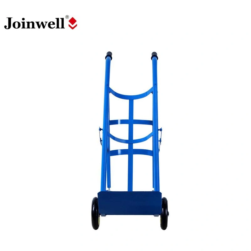 Aluminum Medical Oxygen Bottle Cart Gas Cylinder Trolley for Hospital