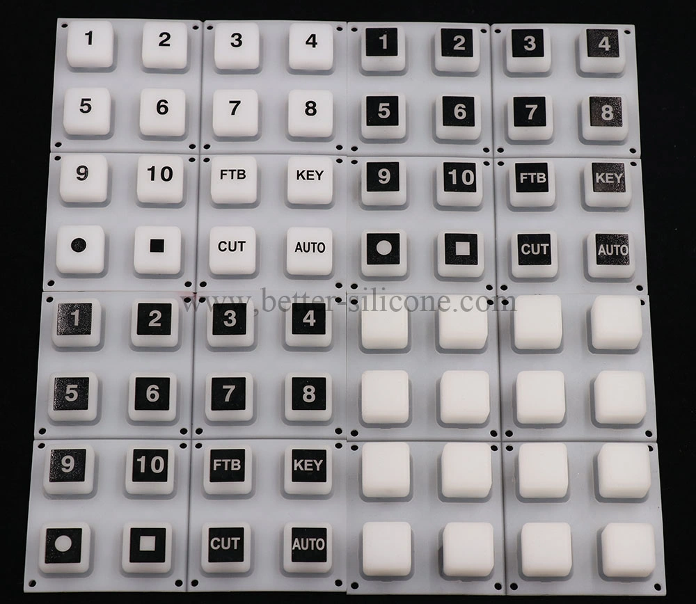 LED Music 4X4 Translucent Silicone Keypad