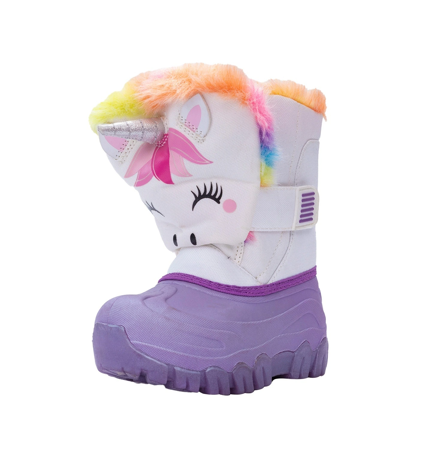 Unicorn colores 3D las muchachas de arranque de la nieve