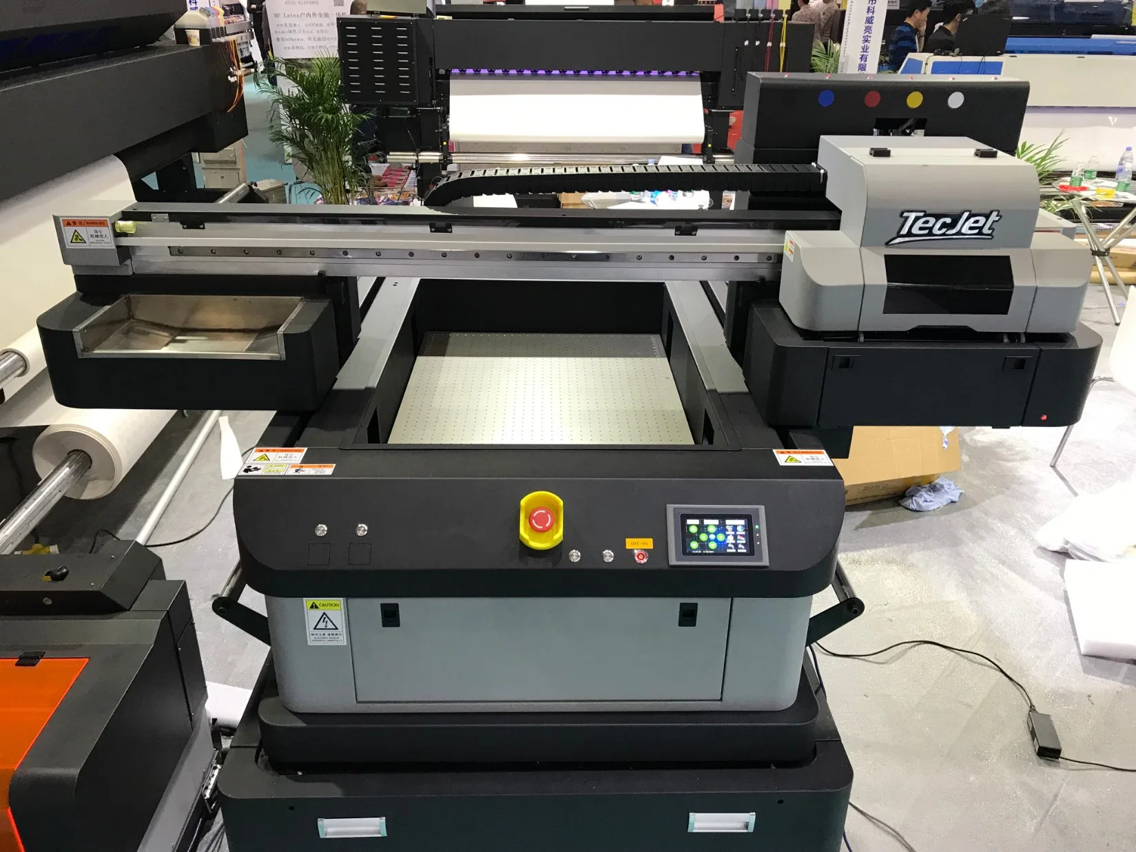 Tecjet 6090g UV Flatbed Machine for PU Leather Printing