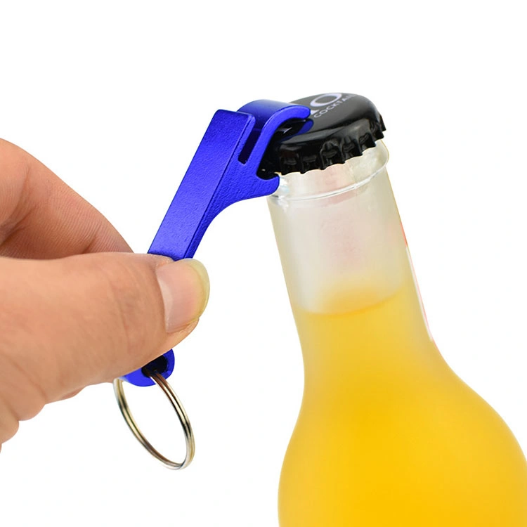 Универсальный открыватель для бутылок Creative Aluminium Alloy Beer Keychain