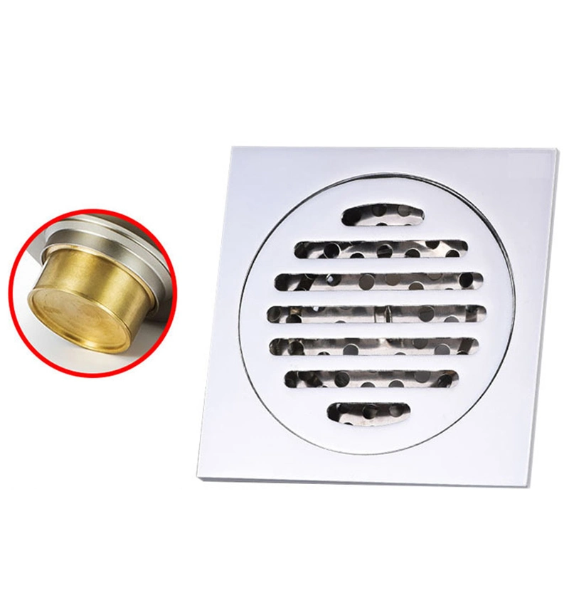 Bathroom Sealing Cover Insect Proof Fast Convenient Filtering Modern Stainless Steel Floor Drain