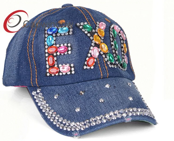 New Cowboy Style Sandwich Baseball Cap with Custom Embroidery