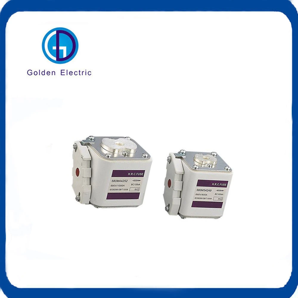 Filled Square Bolted Type AC/DC Fuse Link Electric Fuse 30A 63A 80A 100A 160A 200A 225A 315A 400A 500A 630A