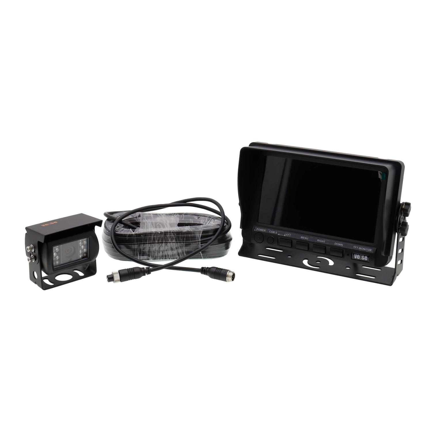 7 Inch TFT LCD Digital Reversing Car Stand Alone Quad Rear View Ahd Split Monitor for Heavy Truck