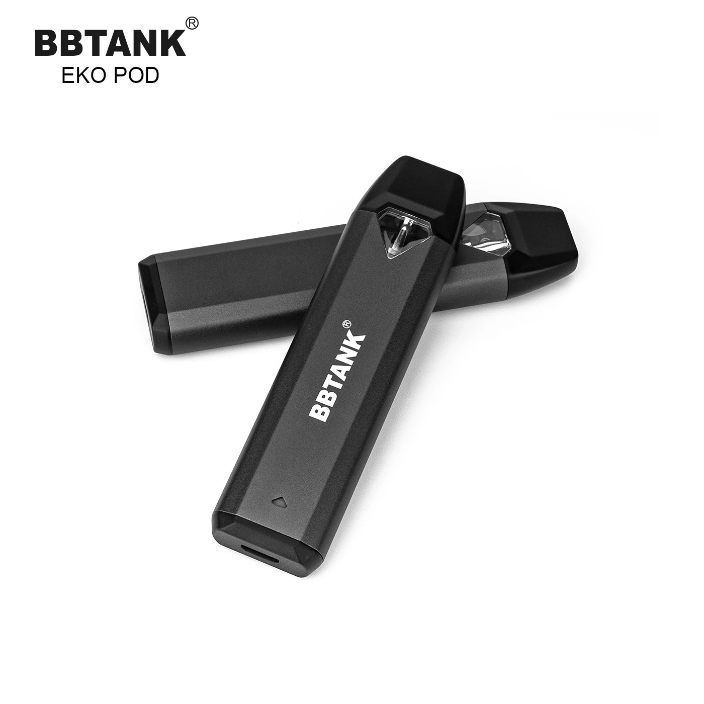 Wiederaufladbares USB C Pod System mit Live-Harz-Vape-Einmalvape Keramik Heizelement beste Gerät für D8 / D9 Öl