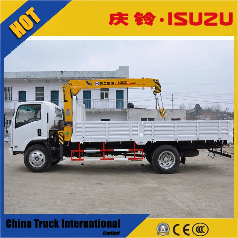 Nqr 700p 4*2 191HP Hydraulic Truck Crane