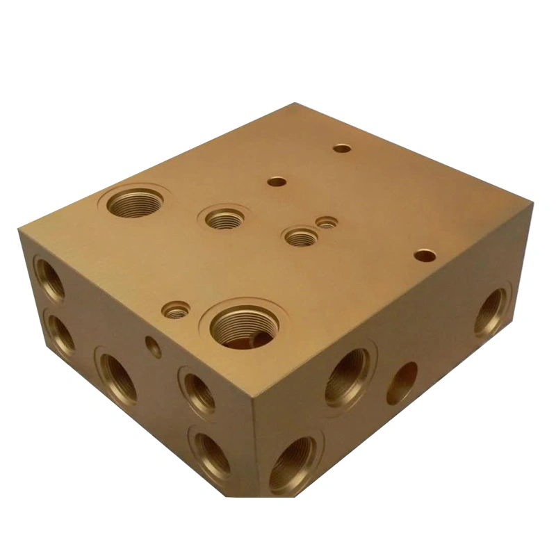 CNC Milling Aluminum Hydraulic Manifold Block