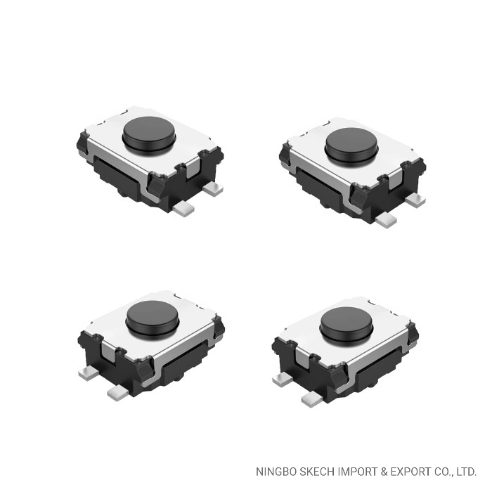 4.7X3.5 مم، ضغطة عمودية على زر الضغط الملموس SMMT/SMD مفتاح توصيل الطرف المسطح