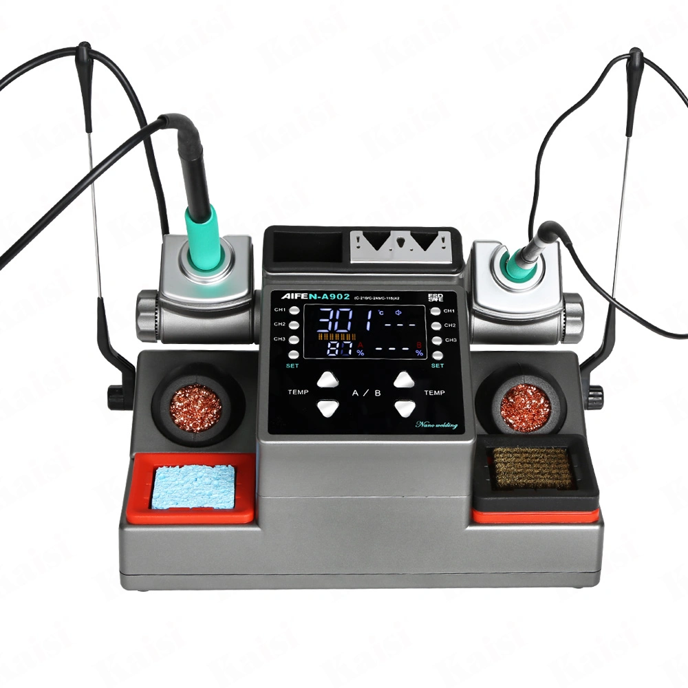 Aifen A902 A9 A9PRO Soldering Station T115 T210 T245 3 في محطة واحدة لإعادة عمل SMD لإصلاح الهاتف المحمول