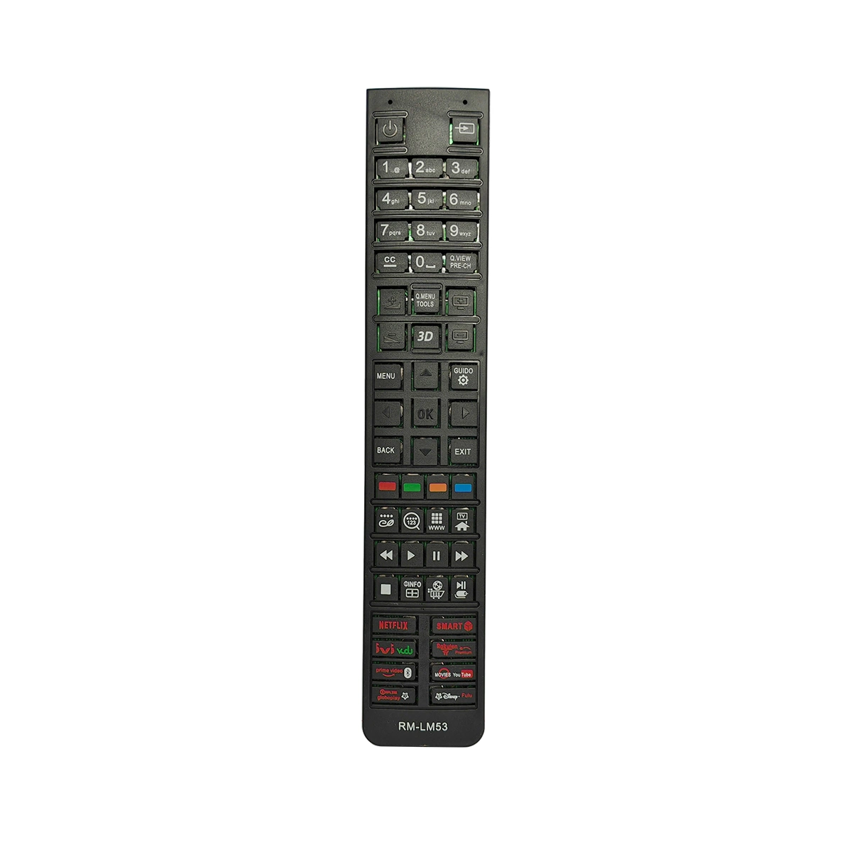 Manufacturer IR Remote Control Support Customize TV Remote Control (RD-2)